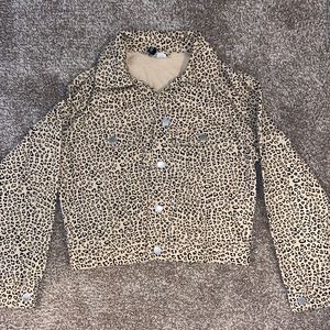 Cheetah Denim Jacket